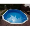 Ovalni montažni bazen GRE - set (dubina 1.32m)